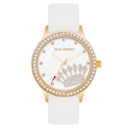 Бял силиконов часовник Juicy Couture