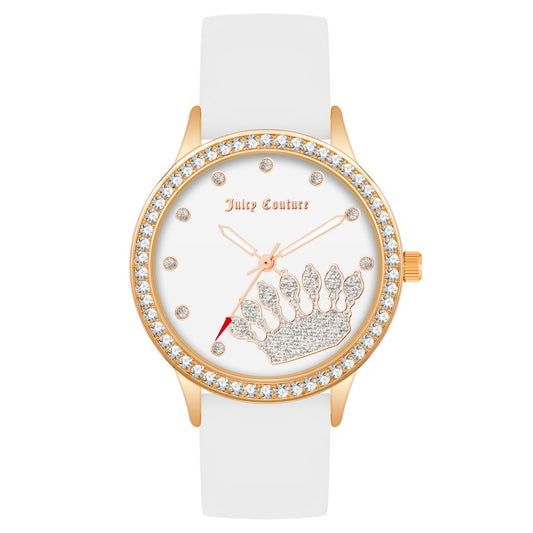 Бял силиконов часовник Juicy Couture