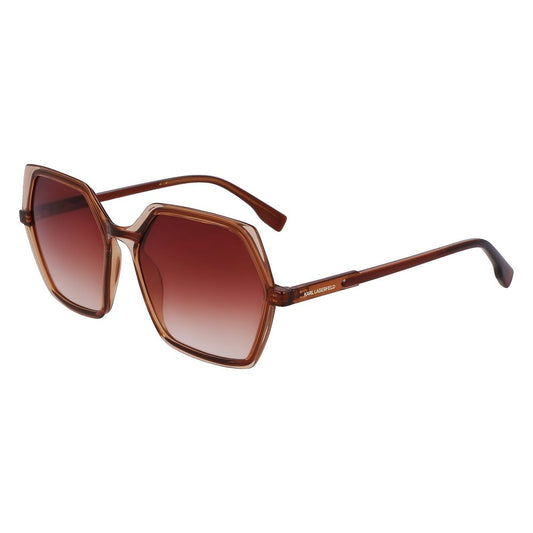Слънчеви очила Karl Lagerfeld Brown Injected