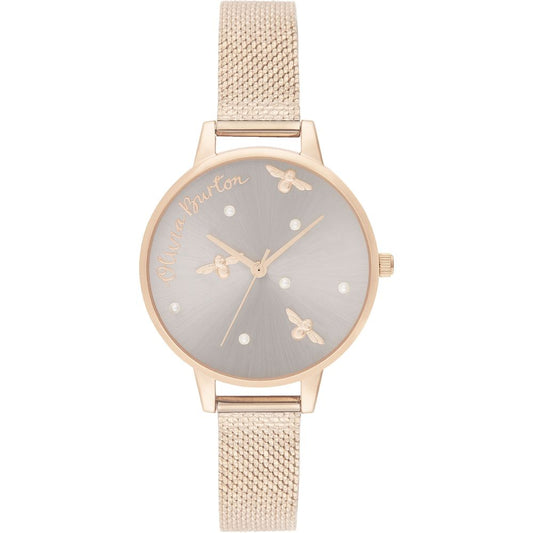 Златен стоманен часовник Olivia Burton