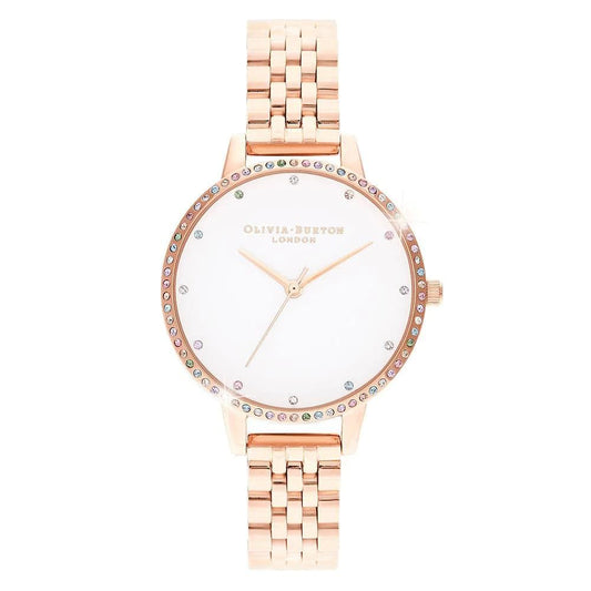 Многоцветен стоманен часовник Olivia Burton