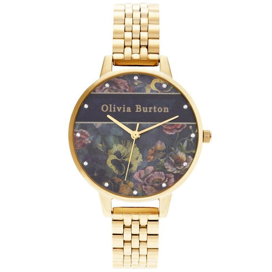 Златен стоманен часовник Olivia Burton