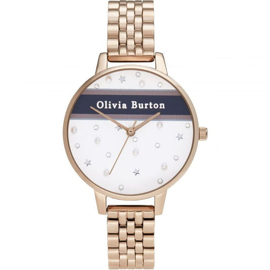 Многоцветен стоманен часовник Olivia Burton