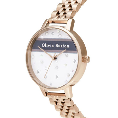 Многоцветен стоманен часовник Olivia Burton