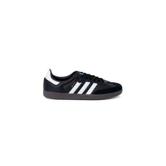 Черни кожени маратонки Adidas