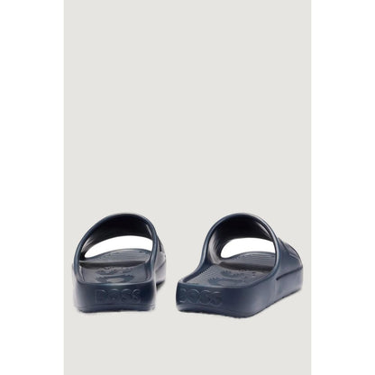 Сини гумени сандали Hugo Boss