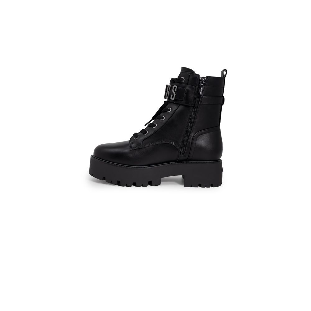 Черен полиетиленов ботуш Guess