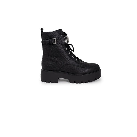 Черен полиетиленов ботуш Guess