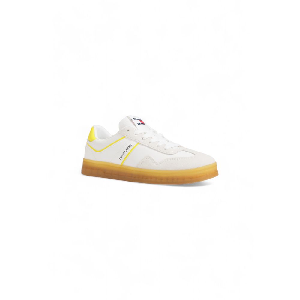 Tommy Hilfiger Yellow Suede Leather Sneaker