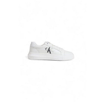 Weiße Ledersneaker von Calvin Klein Jeans