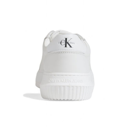 Weiße Ledersneaker von Calvin Klein Jeans