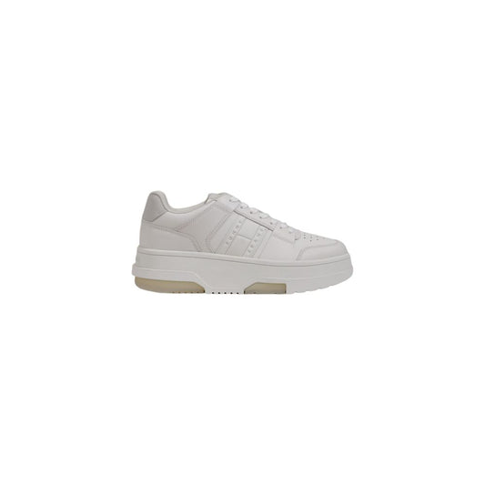 Tommy Hilfiger – Graue Leder-Sneaker