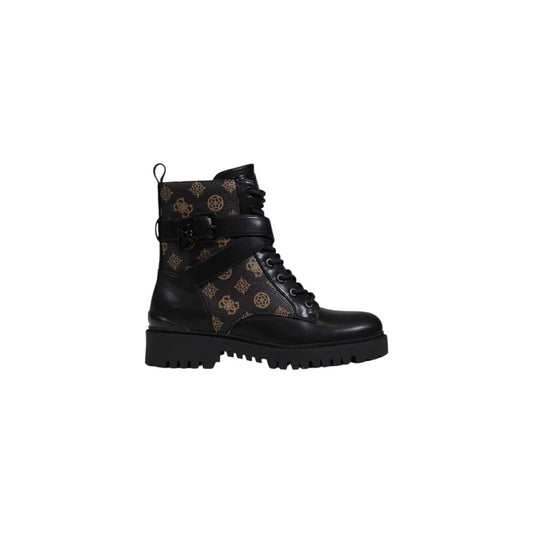 Черен полиетиленов ботуш Guess