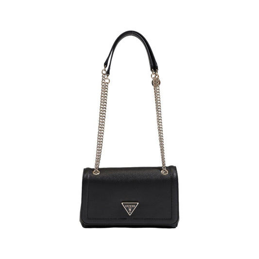 Черна полиетиленова чанта Guess