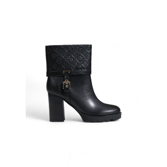 Черен полиетиленов ботуш Guess