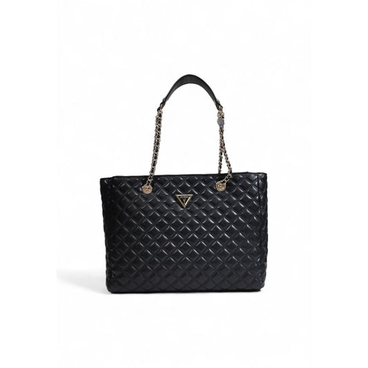 Черна полиетиленова чанта Guess