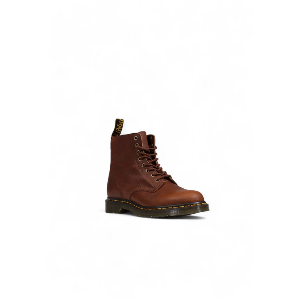 Кафяви кожени ботуши Dr. Martens