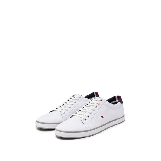 Бели памучни кецове Tommy Hilfiger