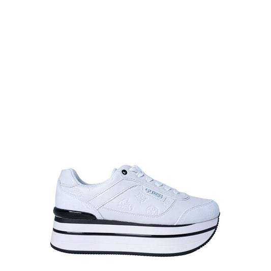 Guess – Weiße Polyester-Sneaker