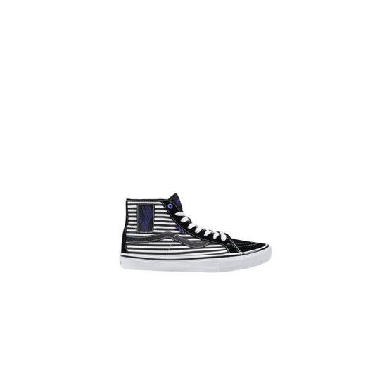 Черно-бели кожени маратонки Vans
