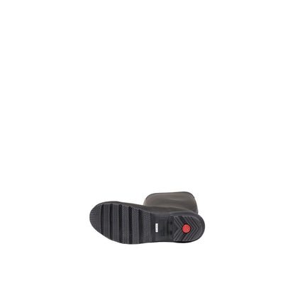 Hunter – Schwarzer Stiefel aus recyceltem Polyester