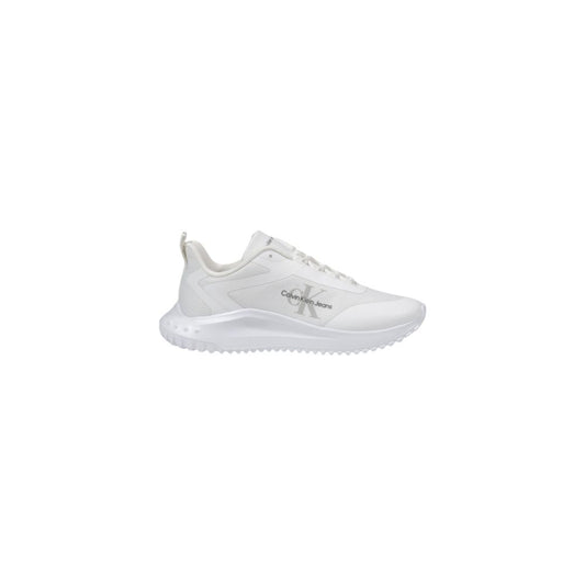 Calvin Klein Jeans – Weiße Sneaker aus recyceltem Polyester