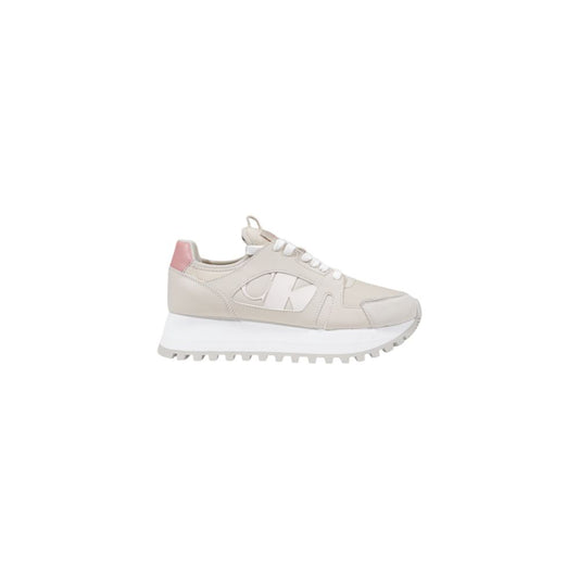 Calvin Klein Jeans – Beigefarbener Polyester-Sneaker