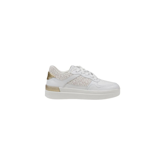 Tommy Hilfiger – Cremefarbene Ledersneaker