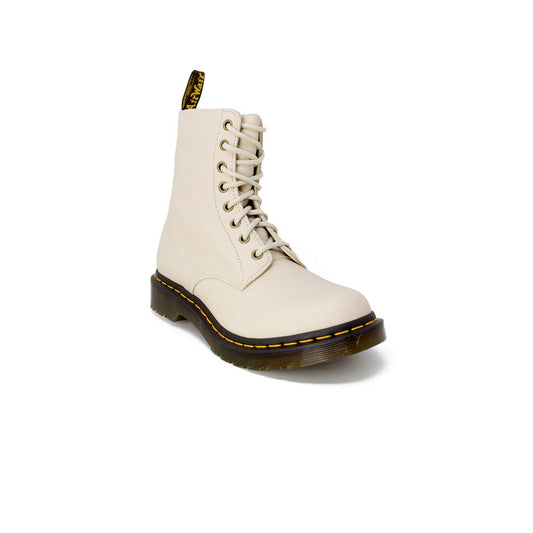 Dr. Martens – Beige Lederstiefel