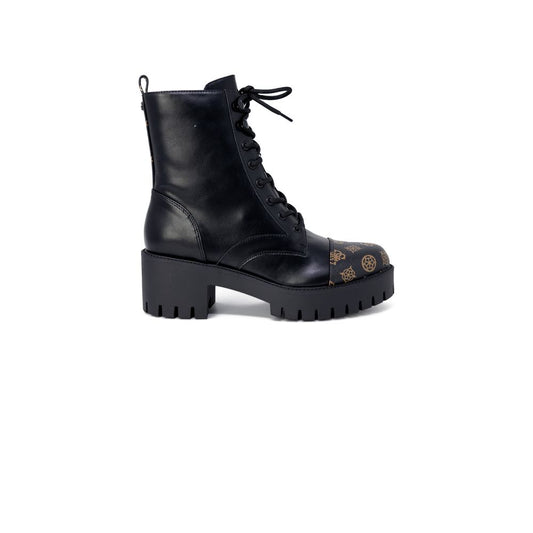 Guess – Schwarze Lederstiefelette