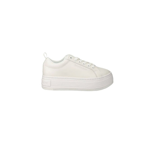 Weiße Ledersneaker von Calvin Klein Jeans
