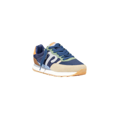 Wushu – Sneaker aus blauem Wildleder