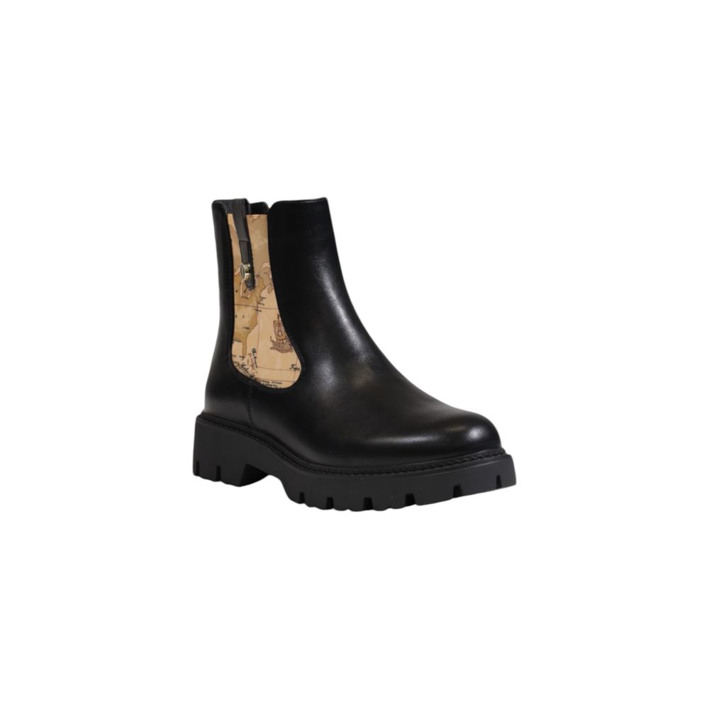 Alviero Martini Prima Classe Schwarzer Polyethylenstiefel