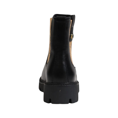 Alviero Martini Prima Classe Schwarzer Polyethylenstiefel