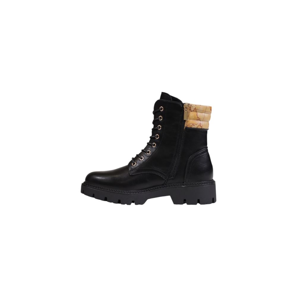 Alviero Martini Prima Classe Schwarzer Polyethylenstiefel