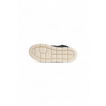 Crime London – Schwarze Ledersneaker