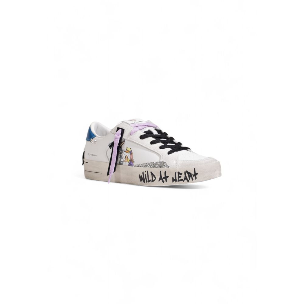 Crime London – Weiße Ledersneaker