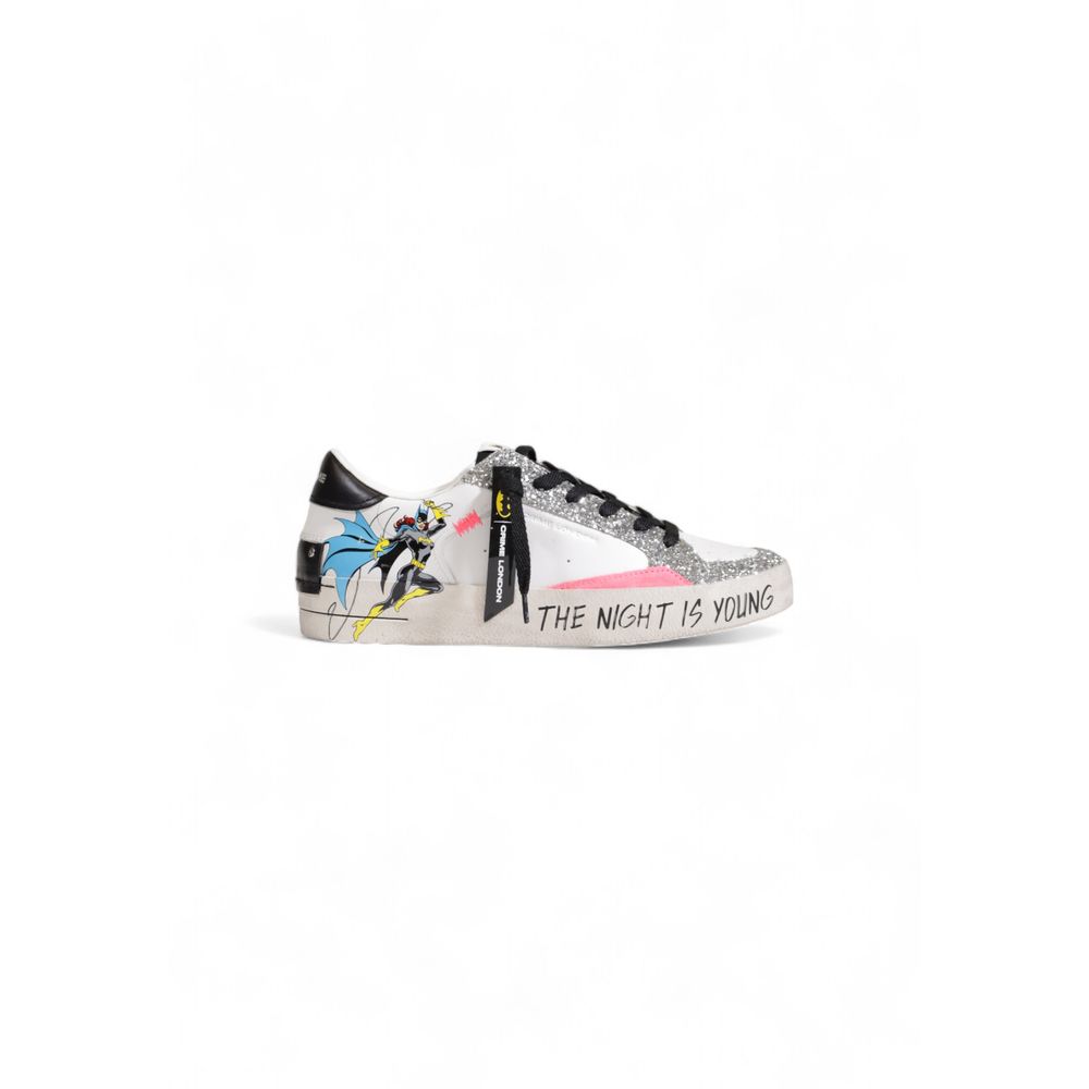 Crime London – Weiße Ledersneaker