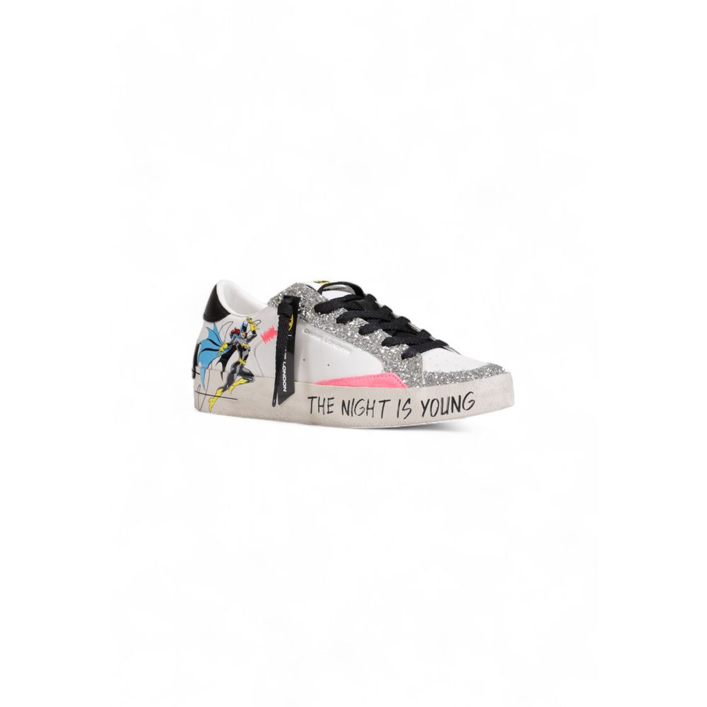 Crime London – Weiße Ledersneaker