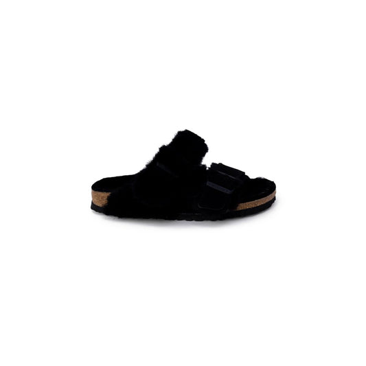 Черен велурен сандал Birkenstock