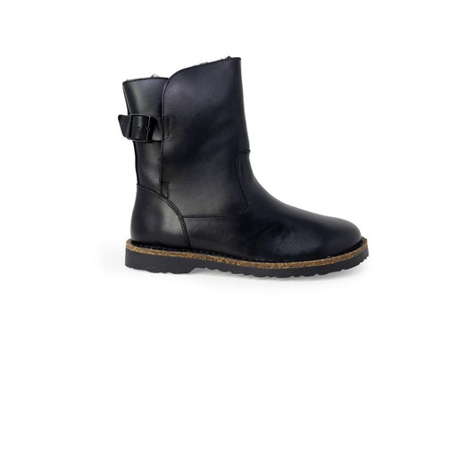 Черни кожени ботуши Birkenstock
