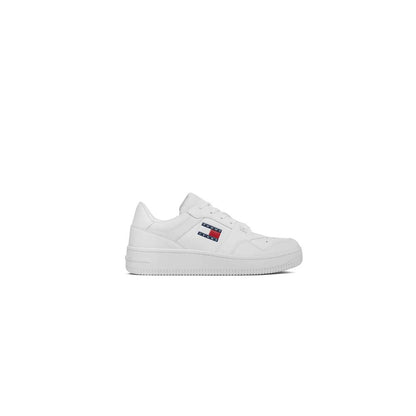 Tommy Hilfiger Jeans Бели кожени кецове