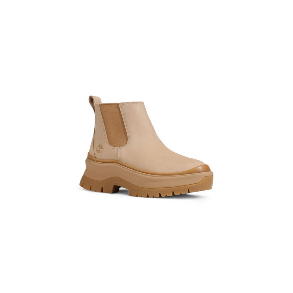 Бежови велурени кожени ботуши Timberland