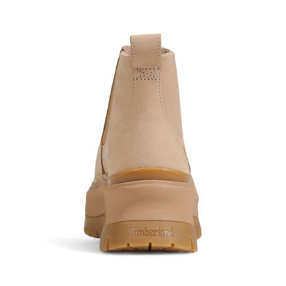 Бежови велурени кожени ботуши Timberland