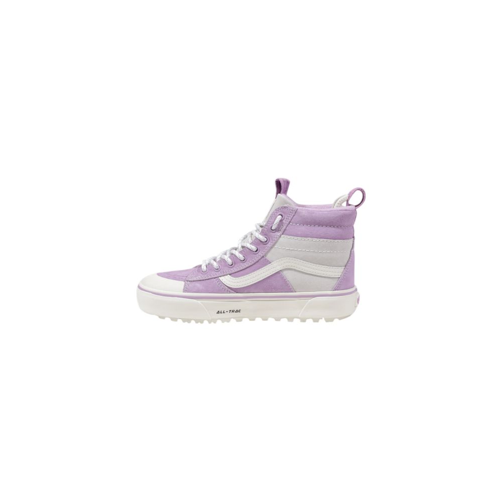 Лилави кожени маратонки Vans