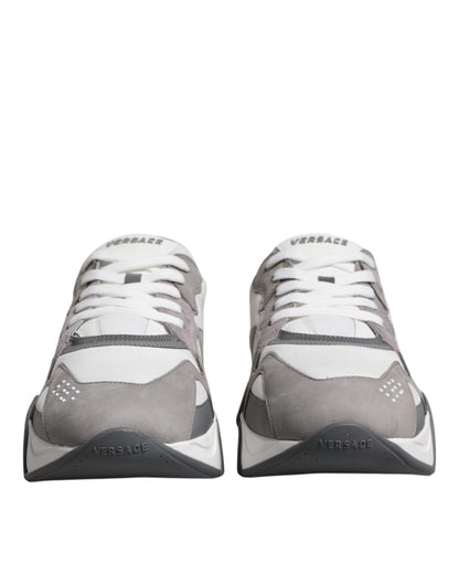 Versace – Squalo – Sneaker aus Neopren in Grau