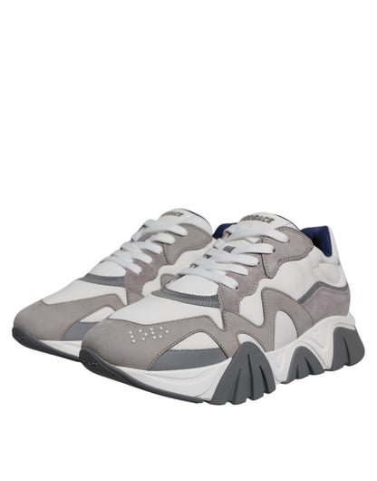 Versace – Squalo – Sneaker aus Neopren in Grau