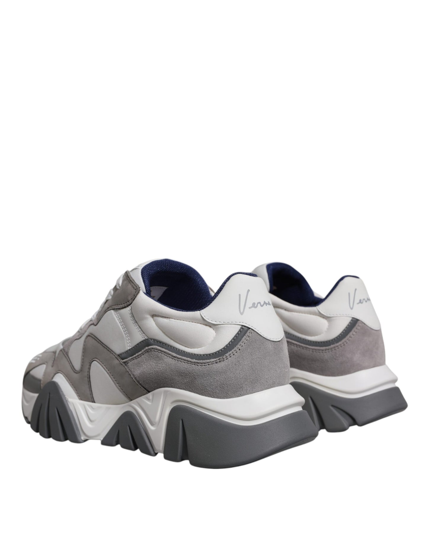 Versace – Squalo – Sneaker aus Neopren in Grau