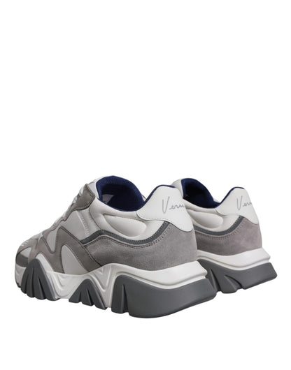 Versace – Squalo – Sneaker aus Neopren in Grau