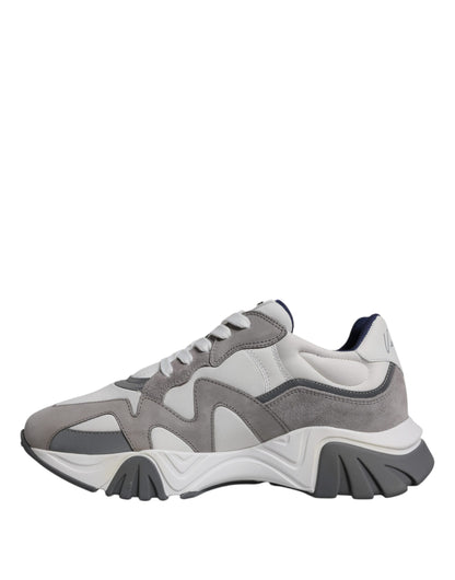Versace – Squalo – Sneaker aus Neopren in Grau